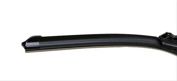 Wiper Blade, Si-Tech, Black Plastic Frame, Black Silicone Blade, 20 in.