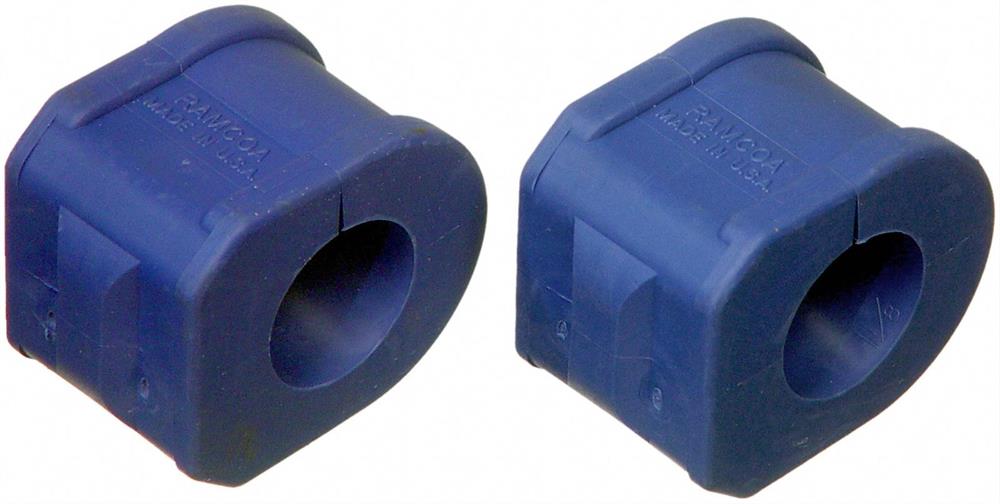 Sway Bar Bushings, Front, Thermoplastic, Blue, 1.14"