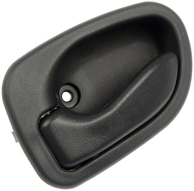 interior door handle front/rear left textured dark gray