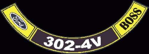 dekal luftfilter "302-4V"