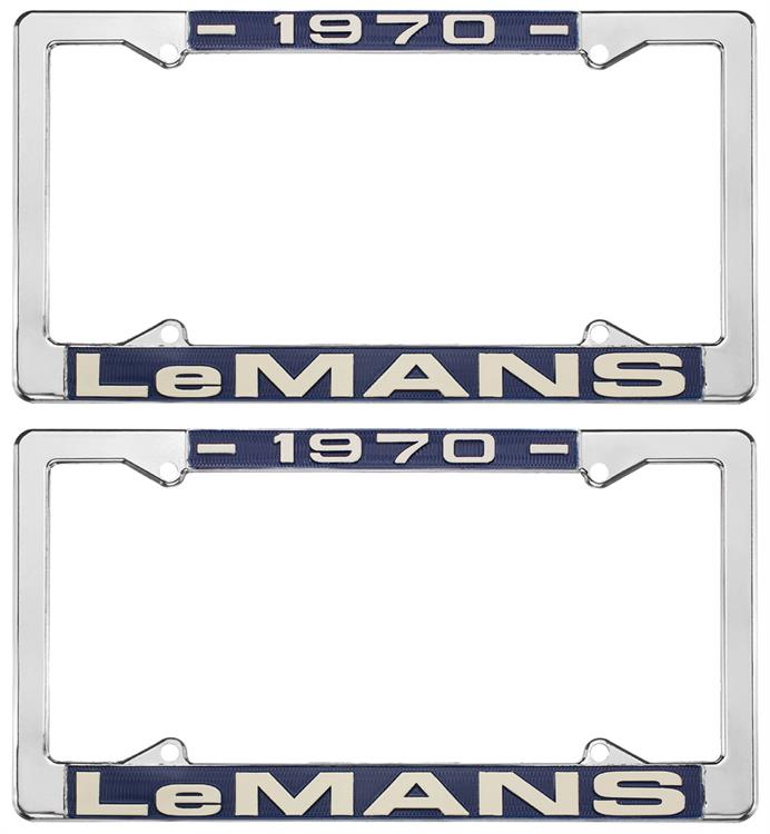 License Plate Frames, "LeMans"