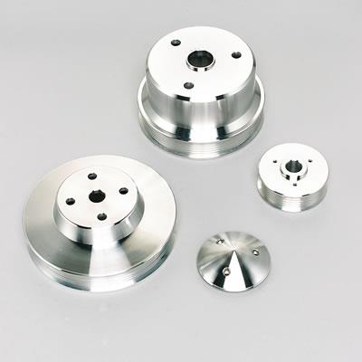 Pulley Kit, Billet aluminum, Serpentine