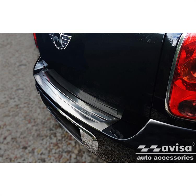 Stainless Steel Rear bumper protector suitable for Mini Countryman R60 2010-2014 'British Flag'