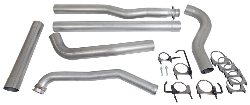 Exhaust System, Turbo-back, Single, Steel, Aluminized, Passenger Side Exit