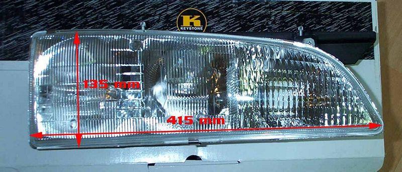 Headlamp Pontiac Transport 1992mm Right