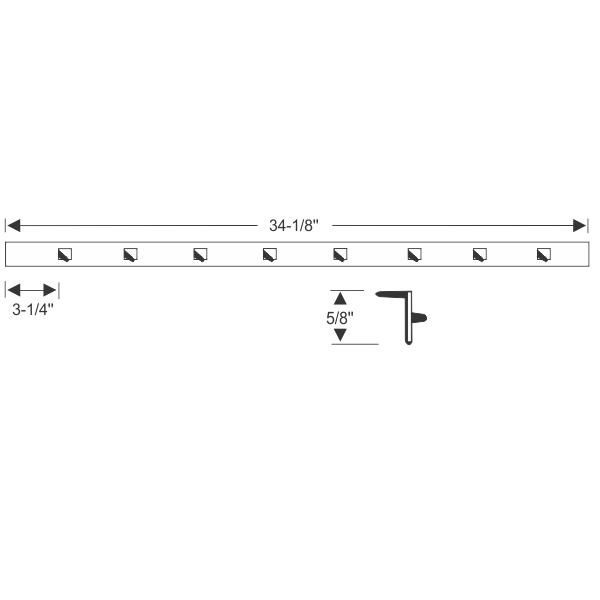 Beltline weatherstrip