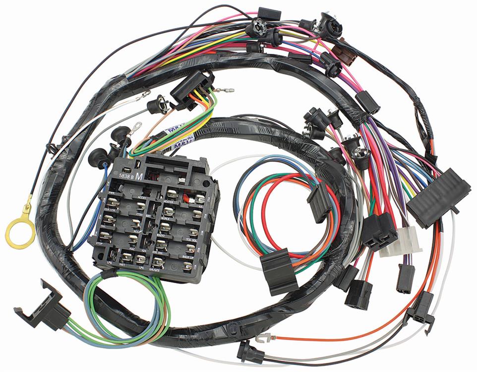 Wiring Harness, Dash, 1969 Chevelle/El Camino, Warning Lights/AC