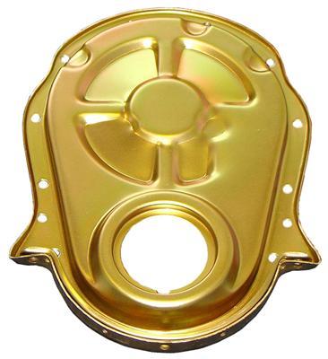 Timing Cover, 1-Piece, Steel, Gold Iridited, Chevy, Big Block, Each