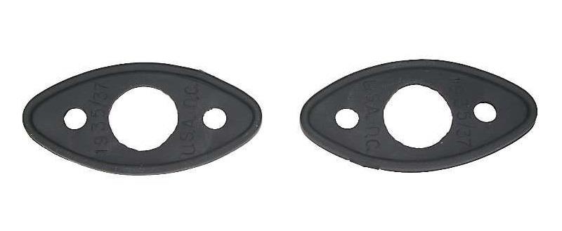 RUBBER OUTSIDE DOOR HANDLE PADS - 35-37 ALL PASS 37-47 PICKUP