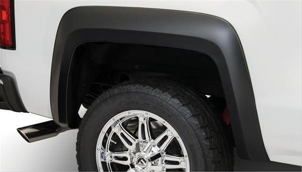 Fender Flares, Extend-A-Fender, Front/Rear, Black, Dura-Flex Thermoplastic, GMC, Set of 4