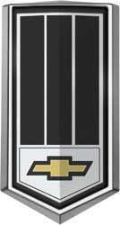 Emblem, Fuel Door, Chrome/Black, Bowtie Logo, Chevy, Each