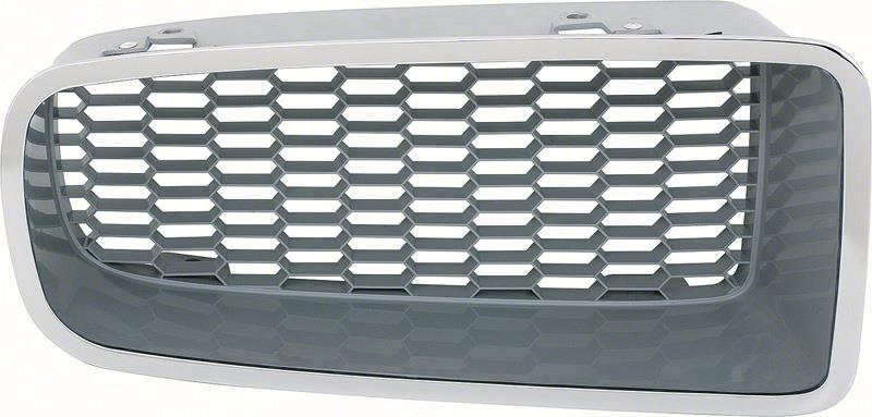 Front Grille Silver, RH