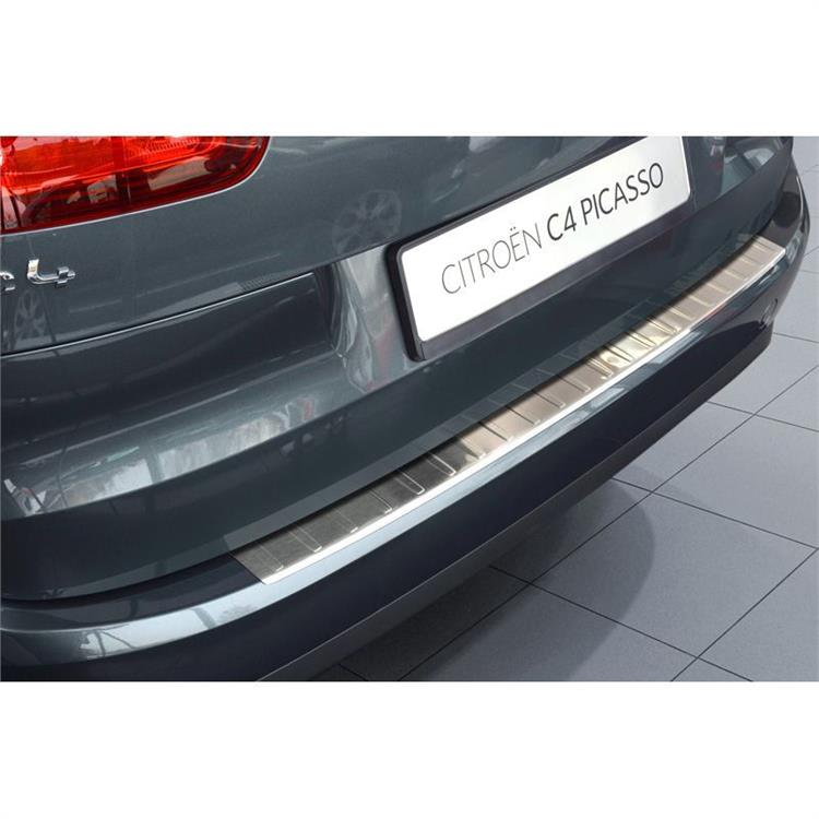 RVS Achterbumperprotector Citroën C4 Picasso 2013- 'Ribs'