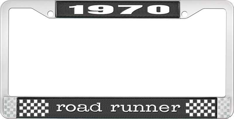 1970 ROAD RUNNER LICENSE PLATE FRAME - BLACK