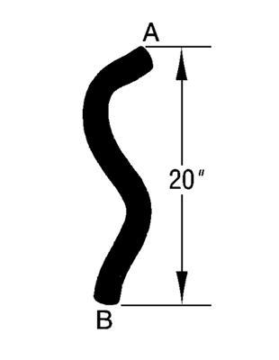 Curved Radiator Hose