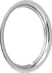 Wheel Trim Ring, Stainless Steel, Polished, 14 x 6 and 7 in. OEM Style Rally Wheel, 1.5 in. Deep, Each