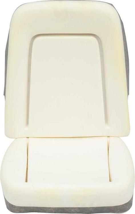 Seat Foam, Replacement, Standard Interior, Front, Chevy, Pair