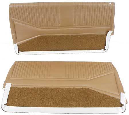 1964 IMPALA SS COUPE AND CONVERTIBLE SADDLE PRE-ASSEMBLED FRONT DOOR PANELS