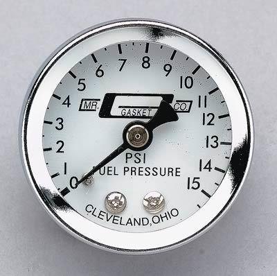 Fuel Pressure Gauge 38mm 0-15psi Mechanical