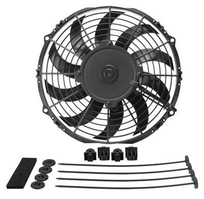 Fan, Electric, Single, 802 cfm., 11.125 in. Height, 10.563 in. Width, Puller, Each