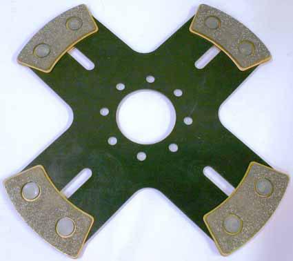 4-puck 215mm clutch disc without hub