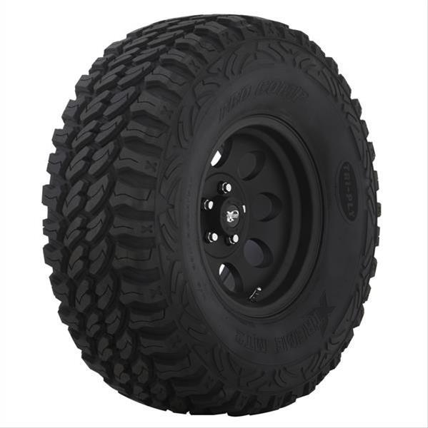 Tire, Xtreme Mud-Terrain 2, LT 33 in. x 12.50 in.-15, Radial, Q Speed Rating, Blackwall, Each