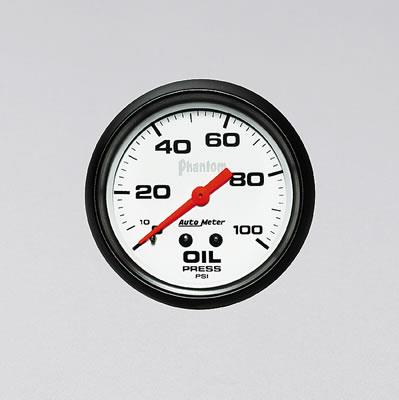 Oil pressure, 67mm, 0-100 psi, mechanical