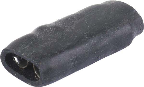 Female Wire Connector Sleeve - Black - 4-Way - Double Ended