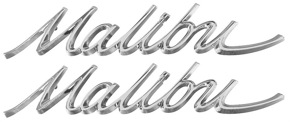 Emblem, Rear Quarter Panel "Malibu"