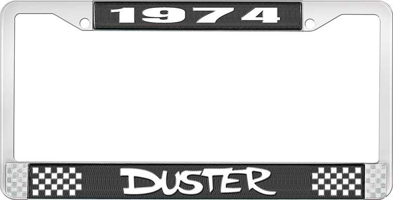 1974 DUSTER PLATE FRAME - BLACK