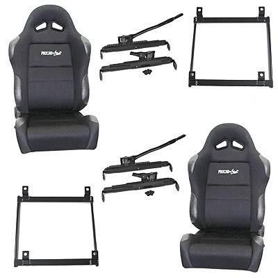 Seats with Subframes Black Velour