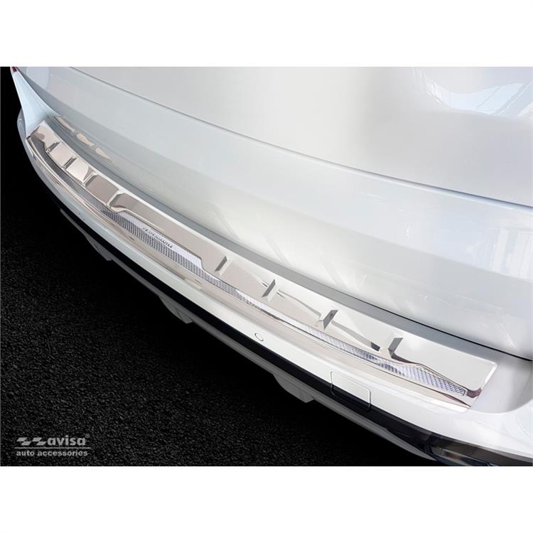 lastskydd, stötfångare bak, för BMW X5 G05 M-Package 2018- 'Performance' Silver Mirror/Silver Carbon