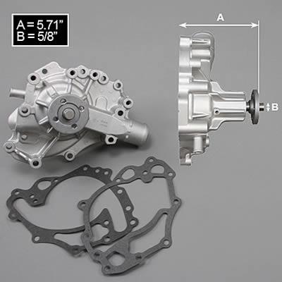 Water Pump High-volume, Aluminum, Natural