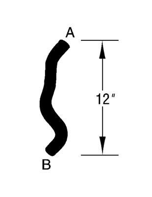 Curved Radiator Hose