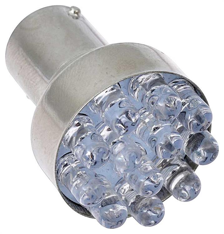 LED-lampa, röd Dual Contact 1157 (BAY15D Base)