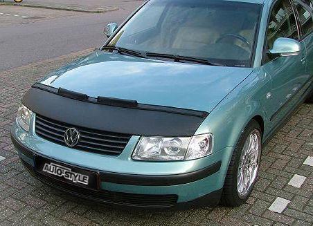 Motorkapsteenslaghoes passend voor Volkswagen Passat 3B 1997-2000 zwart