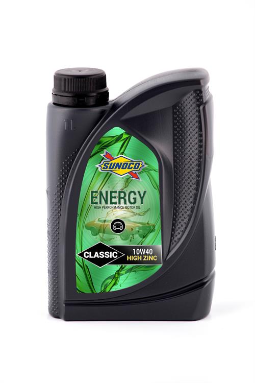 engine oil, Sunoco Energy Classic 10W40 High Zink, Mineral, 1L