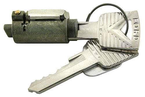 Ignition Lock Cylinder With Ford Keys