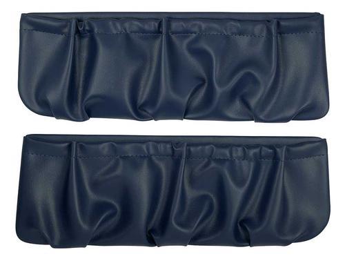 interior door panel pocket set, blue