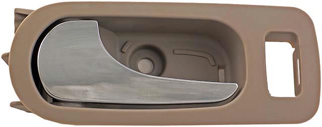 interior door handle - rear left - chrome lever+light gray (titanium)