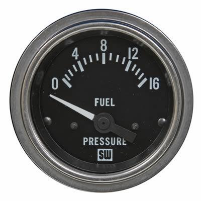 Fuel pressure, 52.4mm, 0-16 psi, electric