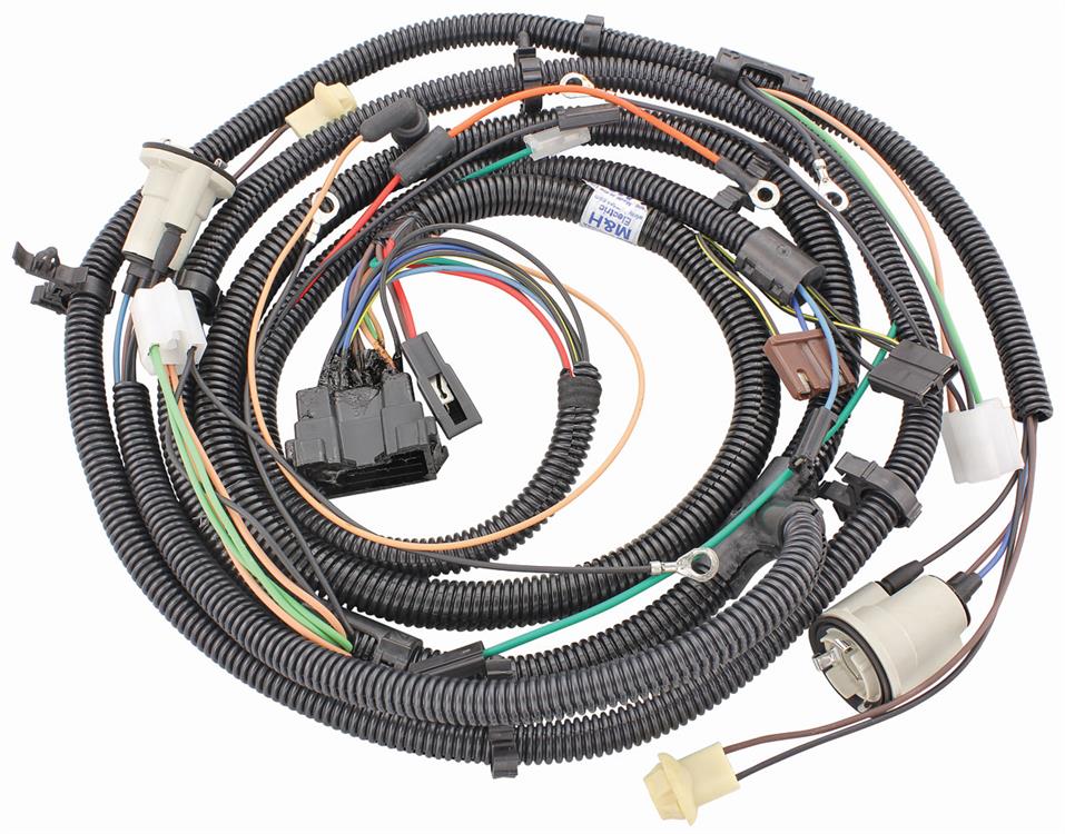 Wiring Harness, Forward Lamp, 72 Chevelle/El Camino, V8/Gauges, Int. Reg.