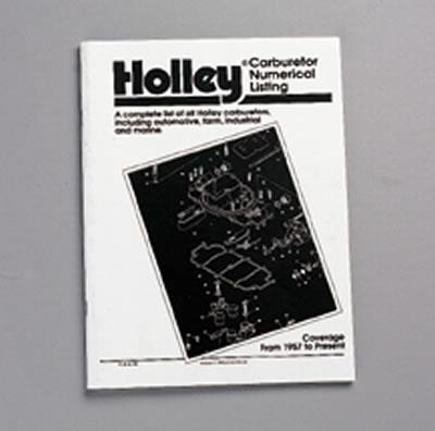 Holley® List Carburetornumber