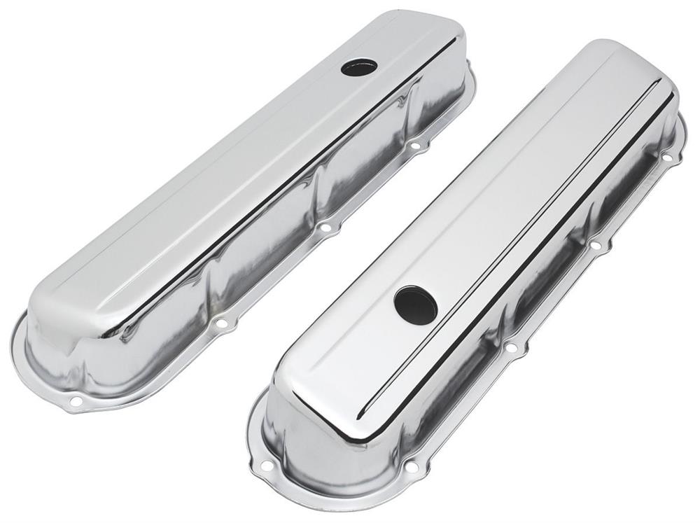 Valve Covers, 1968-76 Cadillac, Chrome