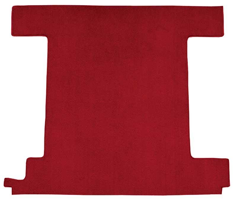 bagagematta med 1st bensintank - Back Panel - Molded Cutpile Carpet Kit - Red