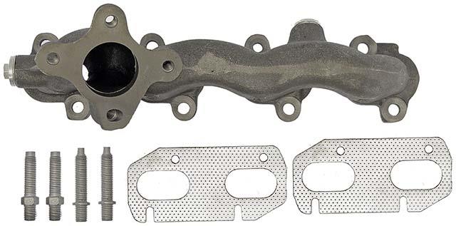 Exhaust Manifold, Cast Iron, Natural, Lincoln, 4.6L, Passenger Side, Each