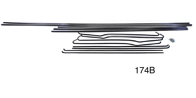 Fur channel kit (2dr sed w/ no vent windows) (OS)