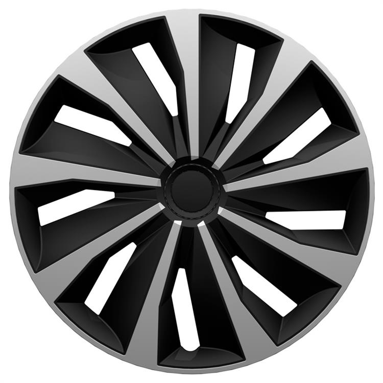 Set wheel covers Grip 14-inch silver/black