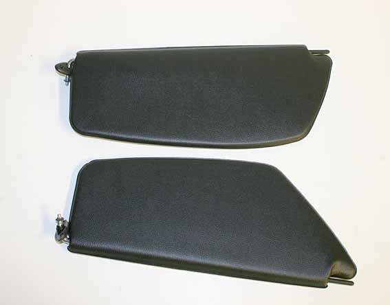 Sunvisor T1 65-67 Black / Pair