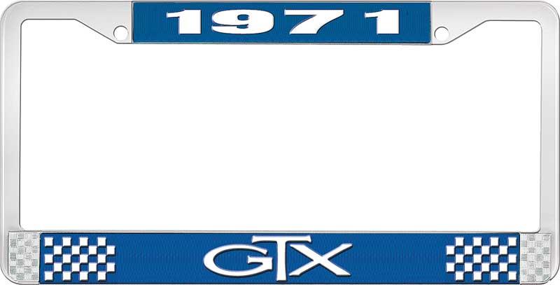 nummerplåtshållare 1971 gtx - blå